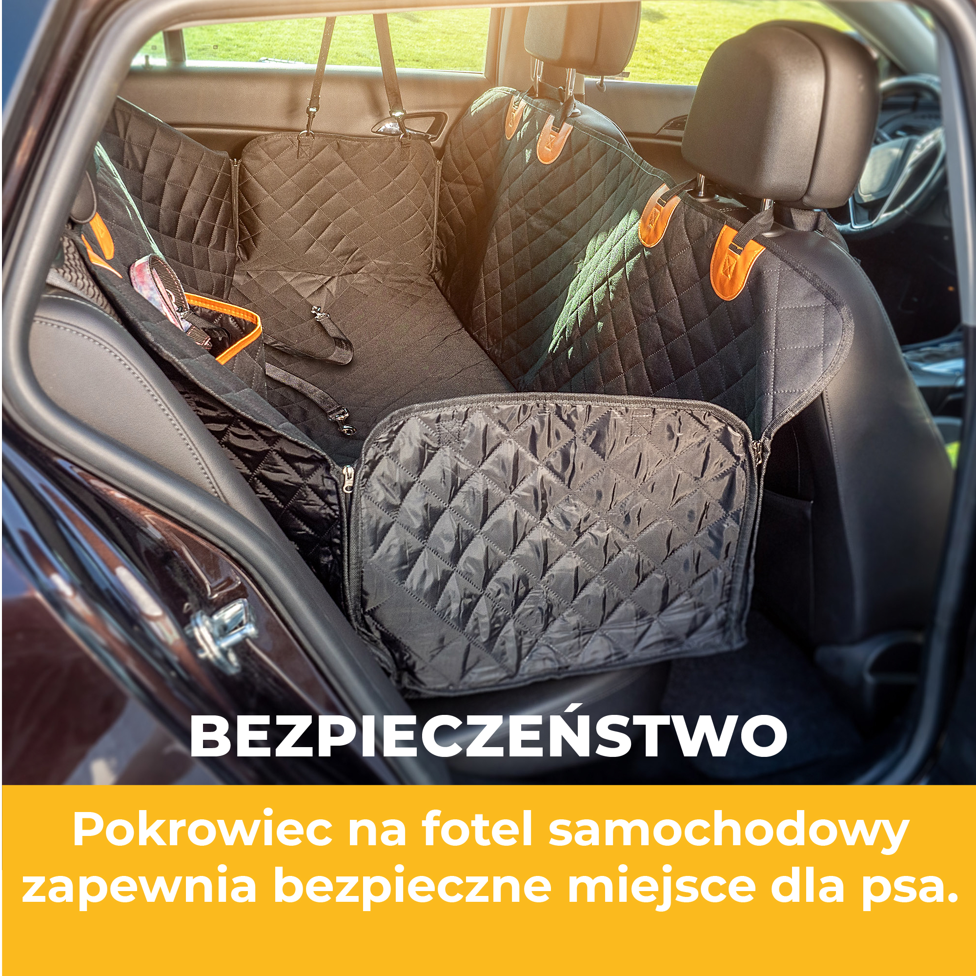 Pokrowiec samochodowy dla psa Tapila 135 x 47 cm