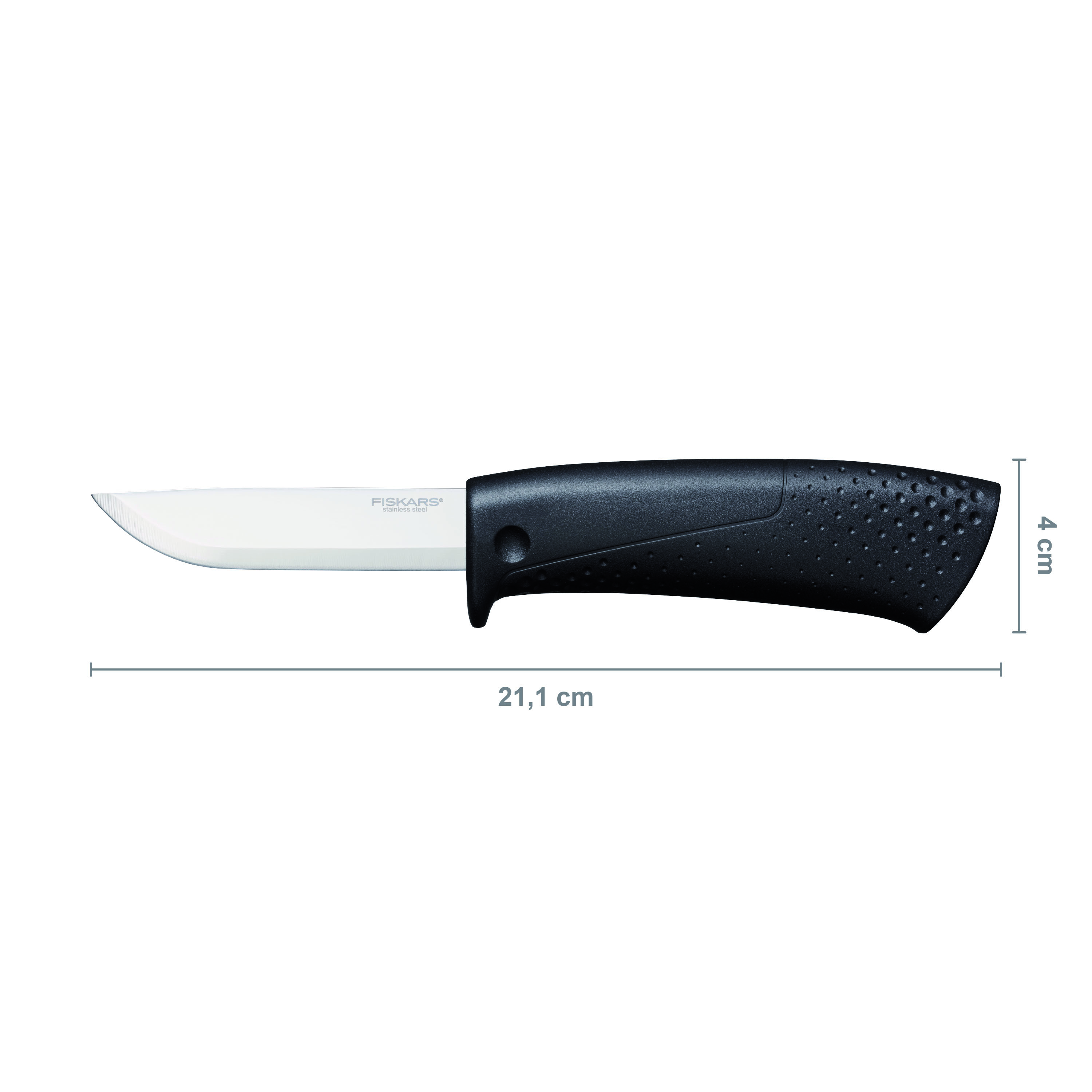 Fiskars 1023617 Nóż konstruktorski z wbudowaną ostrzałką (czarny)