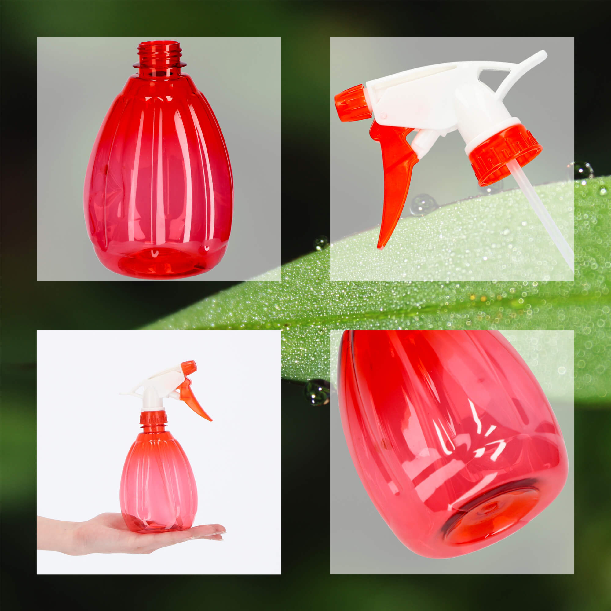 Opryskiwacz do roślin ręczny 500 ml, czerwony
