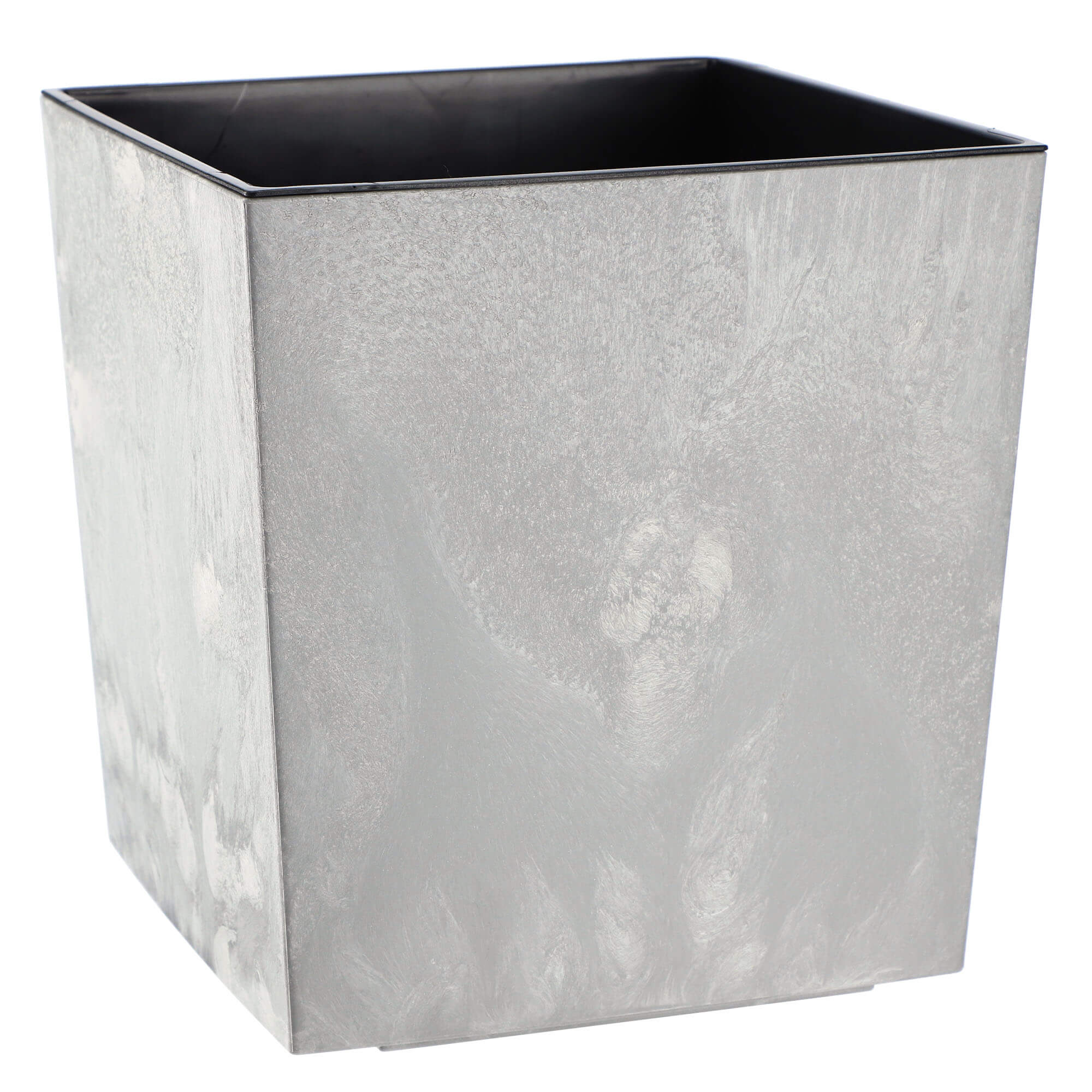 Doniczka z wkładem Tres 30cm szary beton
