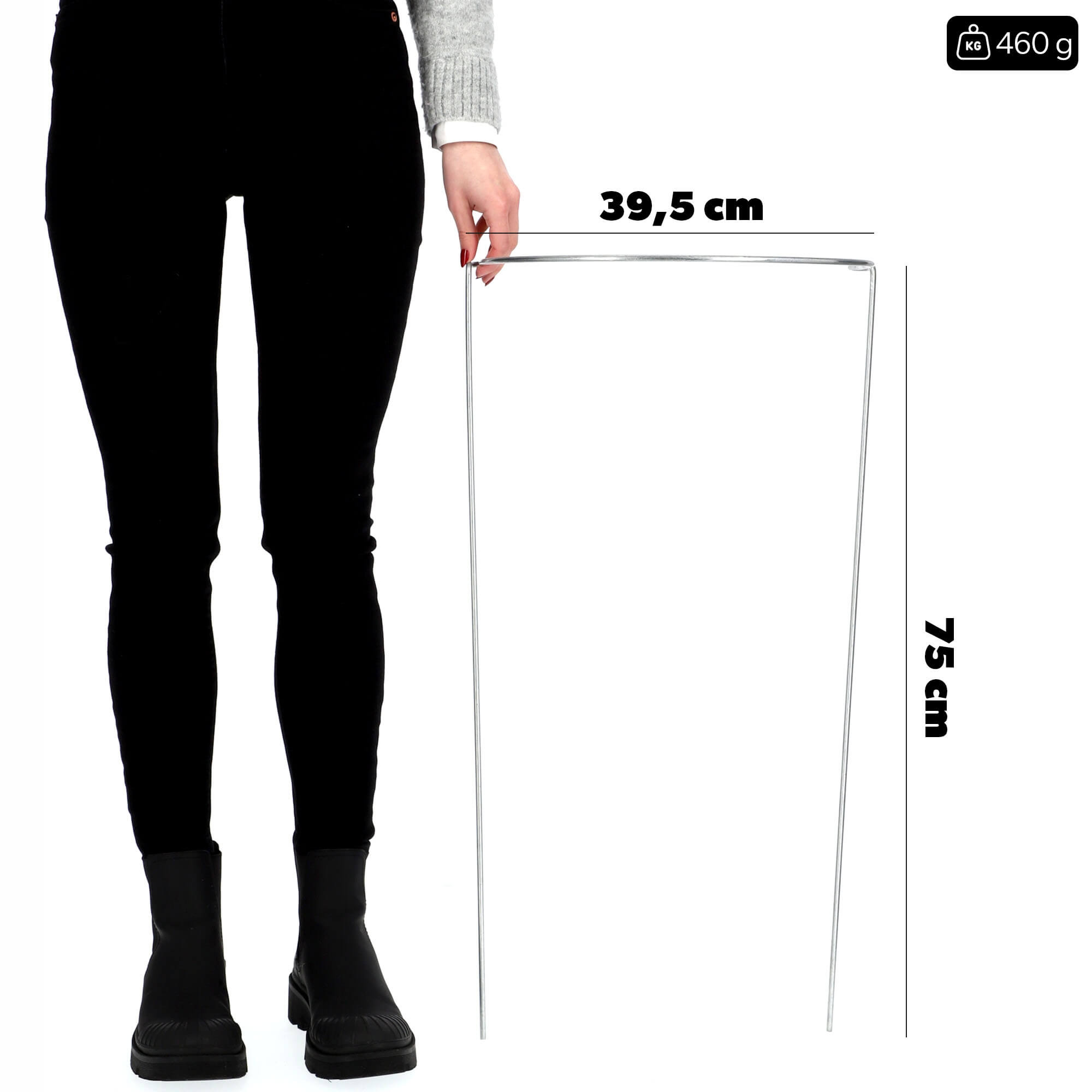Podpora ogrodowa do kwiatów 75 +100 cm 2 szt.