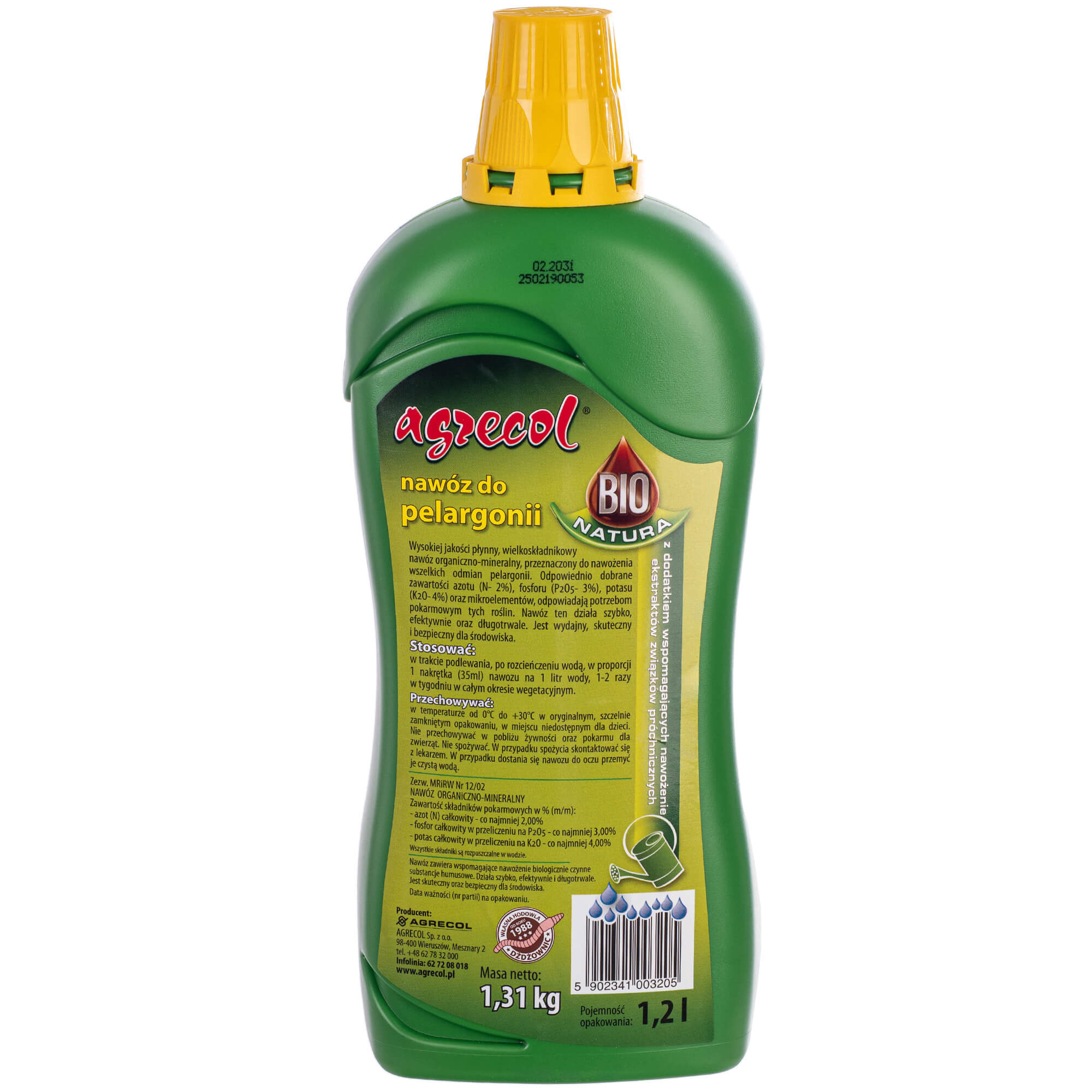 Agrecol Nawóz Pelargonia 1.2L