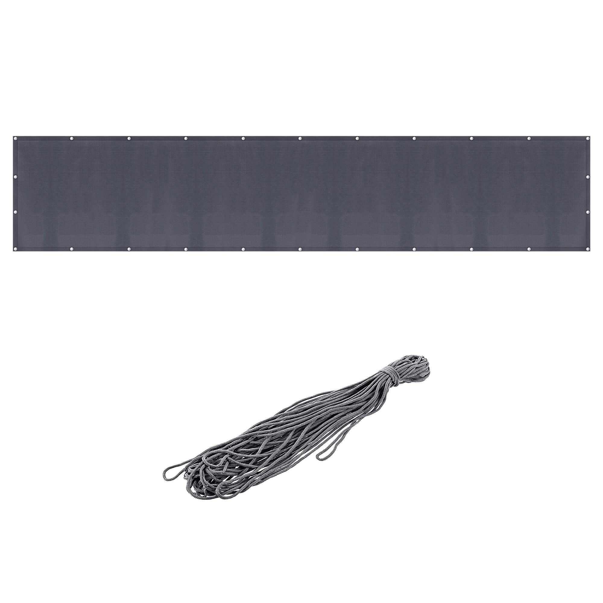 Osłona balkonowa Caplanne 0.9 x 5m czarna