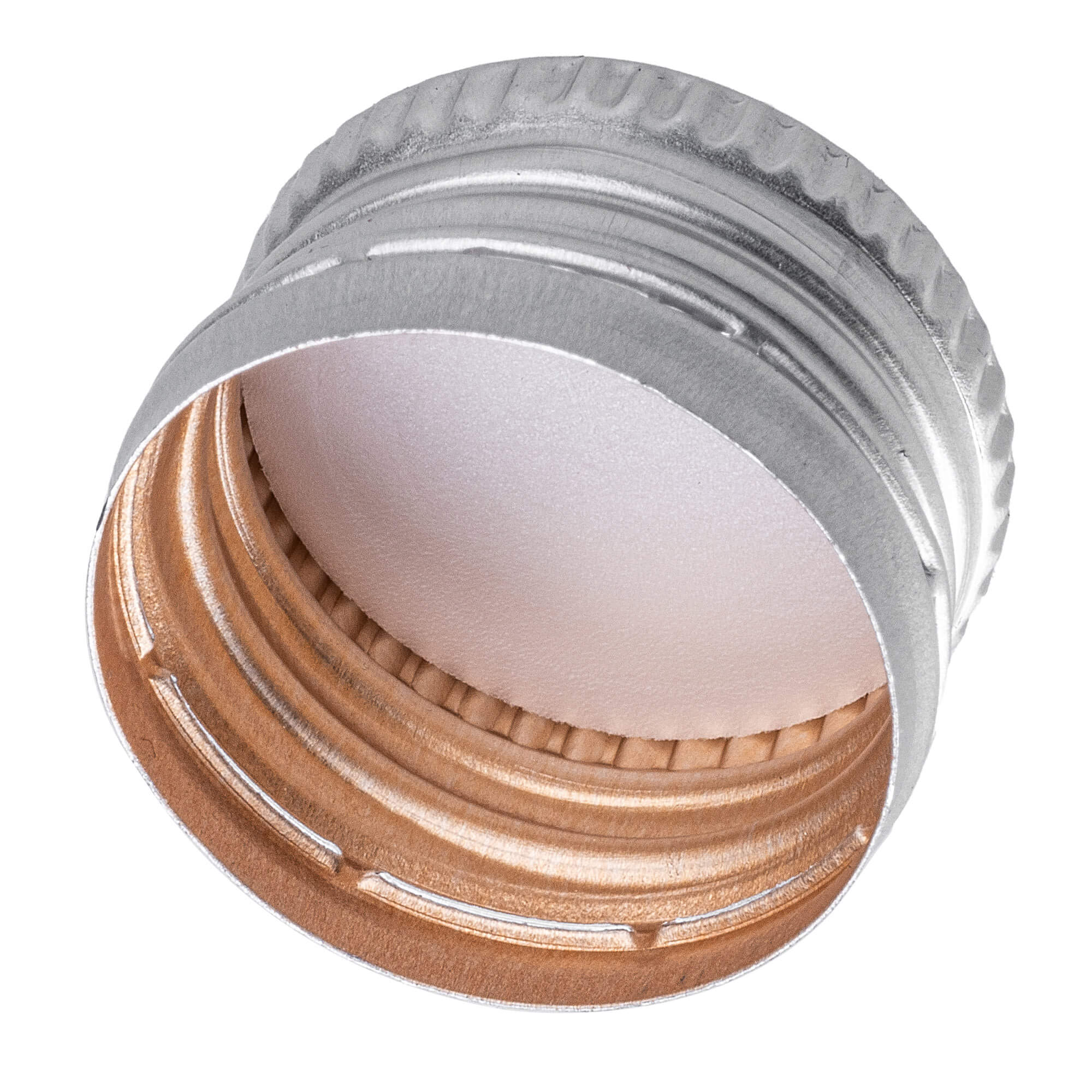 Aluminiowa zakrętka do butelek Annot fi 28mm srebrna 50 szt.