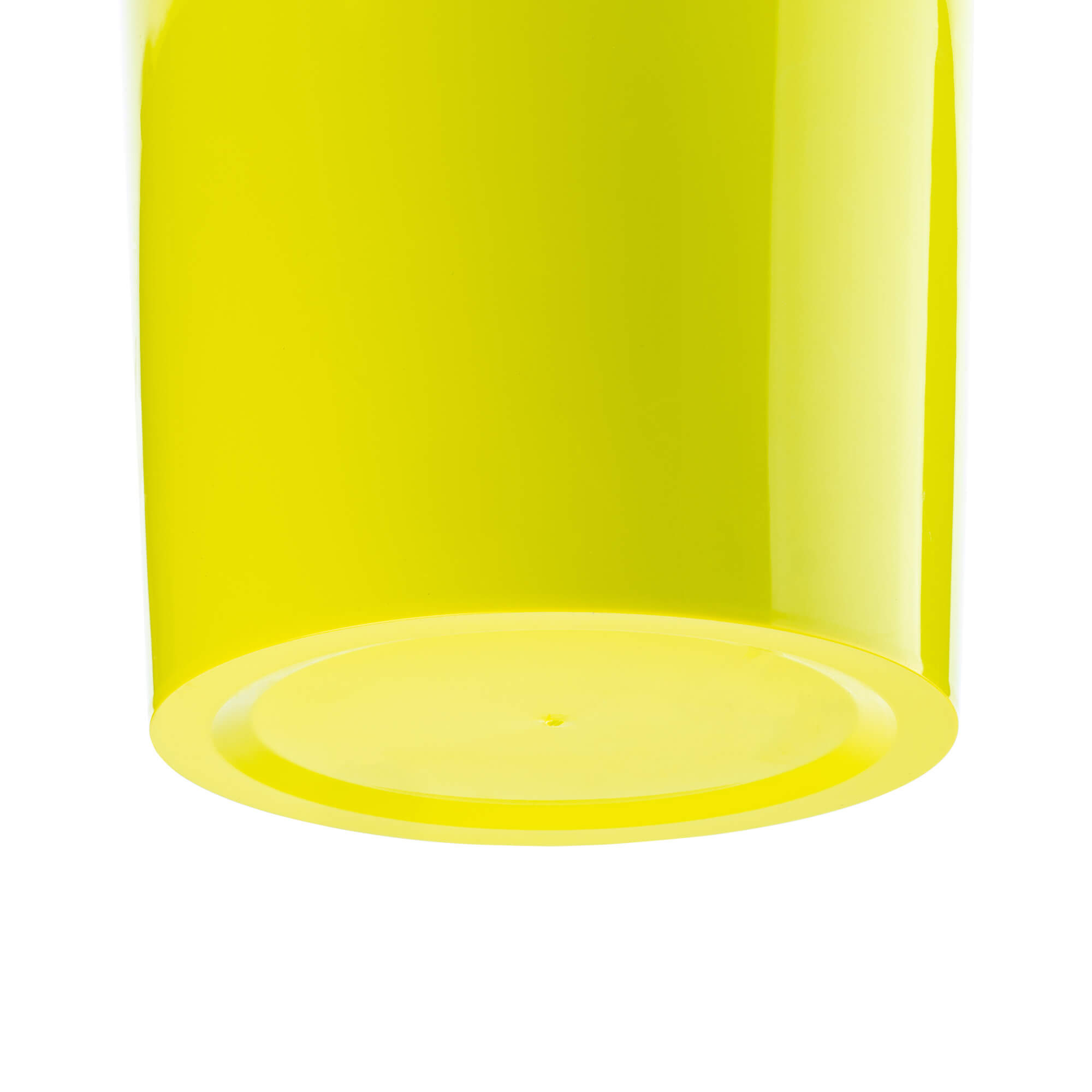 Doniczka na kwiaty okrągła 25 x 46 cm, limonkowa