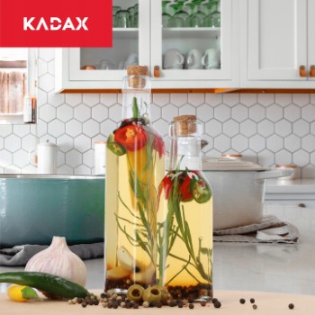 Szklana butelka z korkiem KADAX Szklana butelka z korkiem KADAX